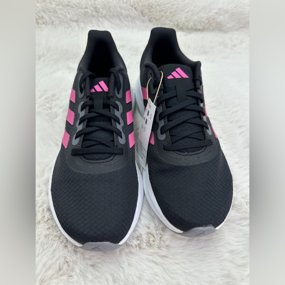Adidas Women's Run‎ Falcon 3.0 Shoes Size 8.5 NWT Pink Black - Picture 3 of 11